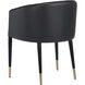 Asher Abbington Black / Napa Black Dining Armchair
